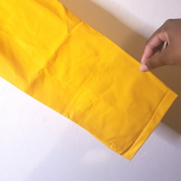 💕5 For $20 Rokk Mens Yellow Rain Jacket Waterproof Sz L (No Hood) - Picture 2 of 9